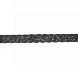 PLAT ACIER IMPRIMÉ GRAVÉ BARRE DÉCOR MOTIF FLEUR L9001