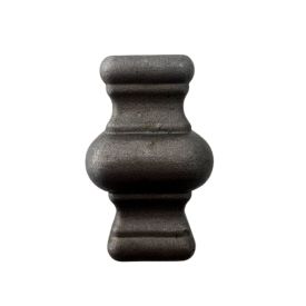 Manchon acier moulé pour barreaux carrés – avec vis de fixation intégrée