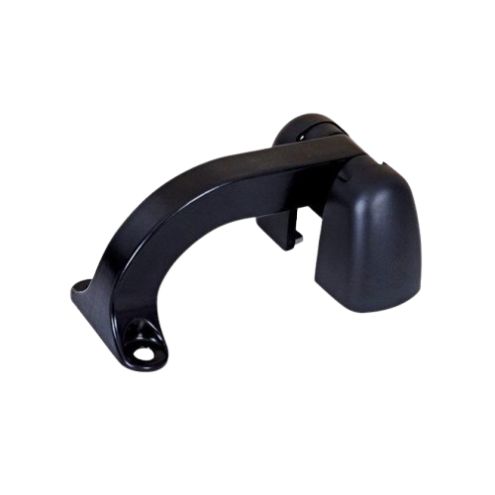 MODULO ANTI-SOULÈVEMENT INOX AVEC OUVERTURE 180° – CACHE BLANC OU NOIR – 125 MM