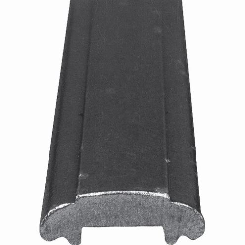 MAIN COURANTE STYLE MOULURÉE FER POUR PLAT ACIER - LONGUEUR 3 MÈTRES