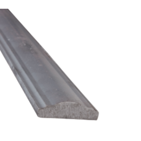 Main courante moulurée acier laminé – profil 40 x 12 mm