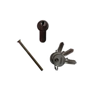 Cylindre européen s'entrouvrant – 40 ou 54 mm – livré avec 3 clés identiques – 4 goupilles