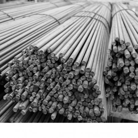 Rond acier plein serrurier laminé – Ø6 à Ø30mm – S235JR