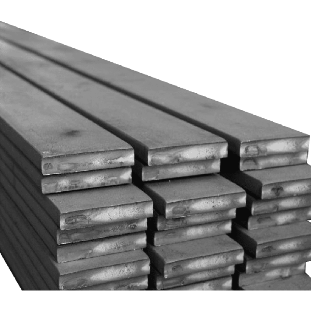 Fer Plate Plat acier laminé à chaud S235/S275 – Barre fer plate - 3 Mètres