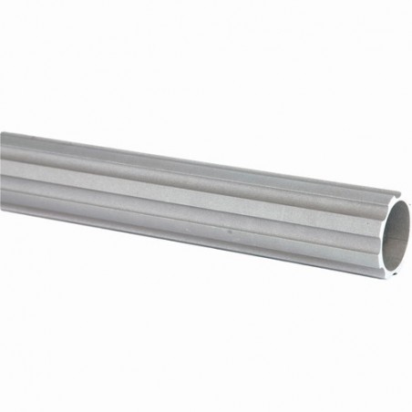 COLONNE ALUMINIUM TUBE CANNELÉ Ø80 HAUTEUR 3 MÈTRES W0085