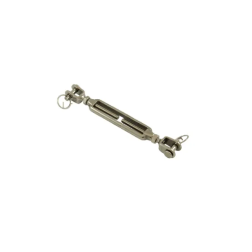 TENDEUR INOX 316 À 2 CHAPES SOUDÉES FIXES – FILETAGE M5 À M16 – CMU JUSQU’À 980 KG