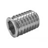 Insert fileté bois 6 pans inox A4 Ø8 à 16 mm pour fixation solide