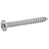 Vis inviolable Snake Eyes en inox A2 avec tête cylindrique – Fixation anti-effraction