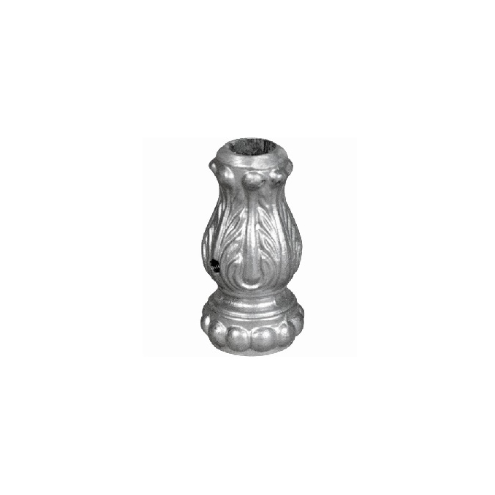 Garniture aluminium Ø16 mm – fixation par vis M5, dimensions 75x45 mm
