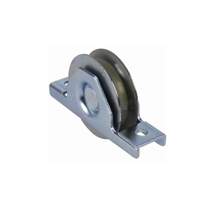 Roue à gorge en U polyamide avec support intérieur – Ø80 et Ø100