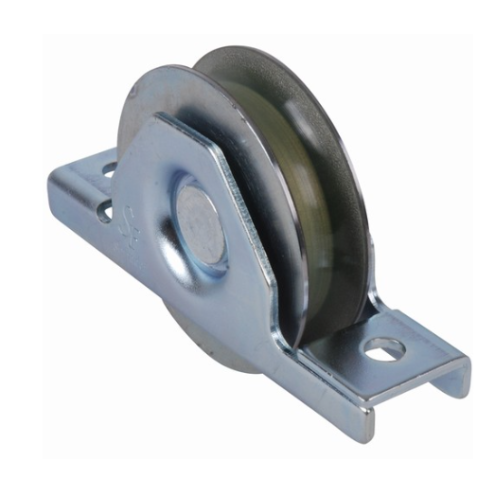 Roue à gorge en U polyamide avec support intérieur – Ø80 et Ø100