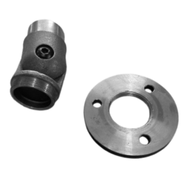 Support de départ de rampe mural réglable en acier – Pour tube Ø42,4 mm