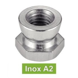 Écrous inviolables autocassants inox A2 – Fixation de sécurité M5 à M16