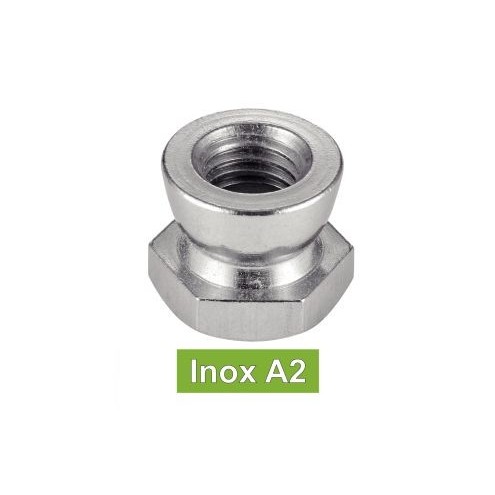 Écrous inviolables autocassants inox A2 – Fixation de sécurité M5 à M16