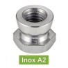 Écrous inviolables autocassants inox A2 – Fixation de sécurité M5 à M16