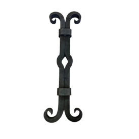 CLÉ DE TIRANT EN ACIER FORGÉ 660x210 – CROIX DE CHAÎNAGE CARRÉ 30x30