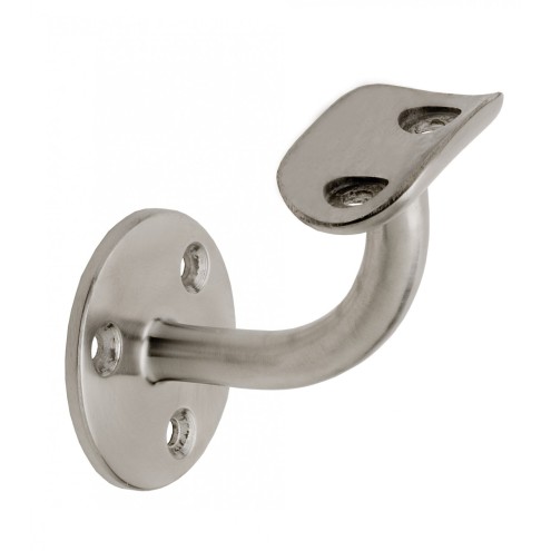 Support cavalier inox design pour main courante Ø 42,4 mm ou Ø 60,3 mm