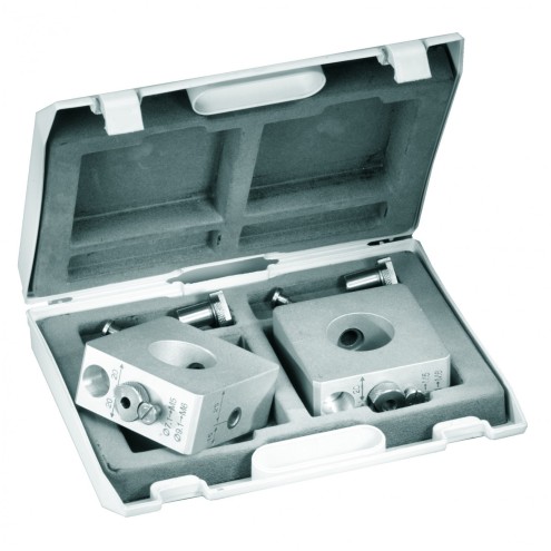 Gabarit de perçage pour tubes inox – Ø42,4 ou Ø60,3 mm – alignement précis