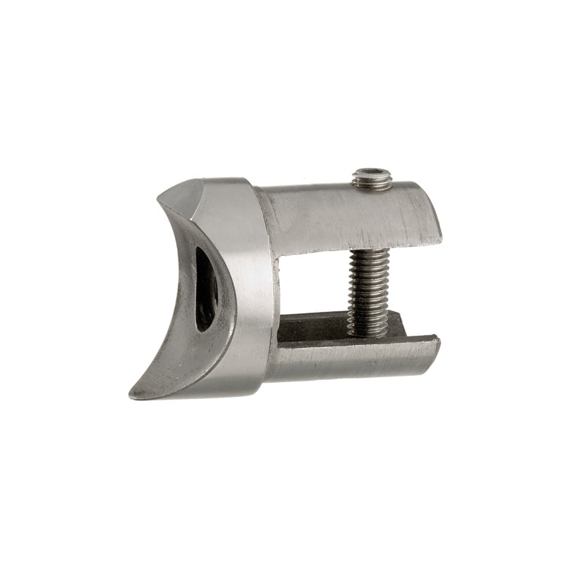 Raccord latéral inox à 90° – fixation par expansion pour tubes Ø42,4 ou 60,3 mm