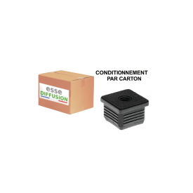 Carton d'embouts vérins carré filetés