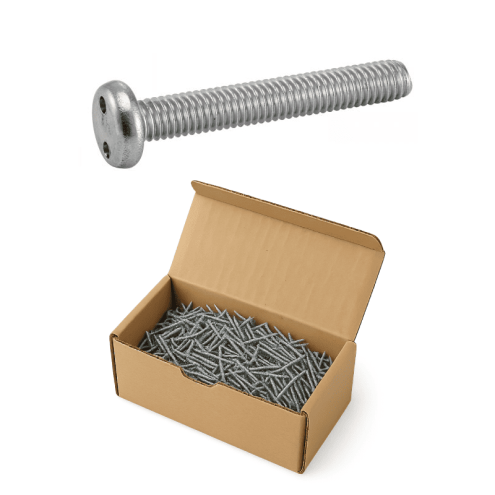 BOÎTE DE VIS TÊTE CYLINDRIQUE INVIOLABLE SNAKE EYES INOX A2 – DE M3 À M6