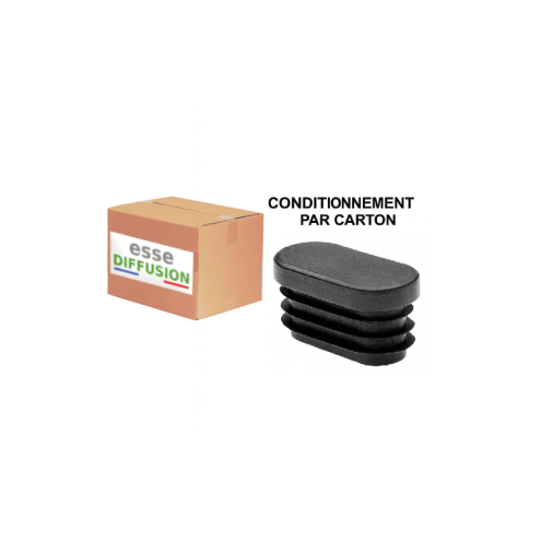 Carton d'embouts ovales épais à ailettes