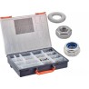 Coffret 1760 écrous et rondelles inox A2/A4 – assortis, standard + freinés