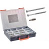 Coffret 1666 vis bois inox A2 six lobes + embouts – fixation bois aggloméré