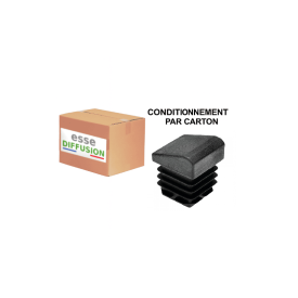 Carton d'embouts inclinés épais avec ailettes