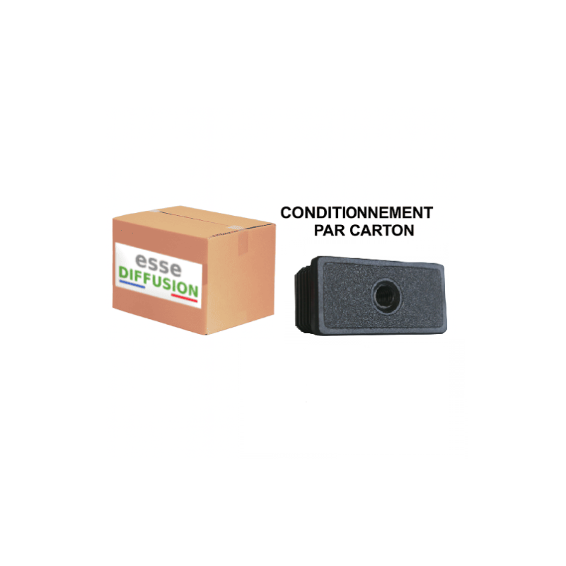 Carton d'embouts rentrants rectangles M8 ou M10