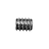 Insert fileté acier zingué M12 – fixation bois Ø12x25 mm avec empreinte fendue