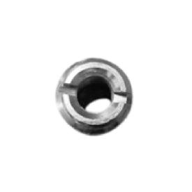 Insert fileté acier zingué M12 – fixation bois Ø12x25 mm avec empreinte fendue