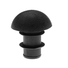 CACHE ROND DEMI-SPHÉRIQUE Ø16 EN PEBD – POUR TUBES OU TROUS DE Ø7,5 À 9 MM