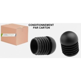 CARTON EMBOUT PATIN ROND DEMI-SPHÈRE DÉCORATIF – Ø18 À Ø80 MM