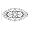 Palmette aluminium 340 x 170 mm – Fixation M6 facile et esthétique