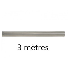TUBE ACIER INOXYDABLE 3 MÈTRES – Ø42,4 MM OU Ø60,3 MM – INOX 304 OU 316