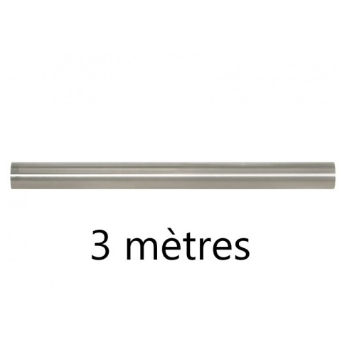 TUBE ACIER INOXYDABLE 3 MÈTRES – Ø42,4 MM OU Ø60,3 MM – INOX 304 OU 316