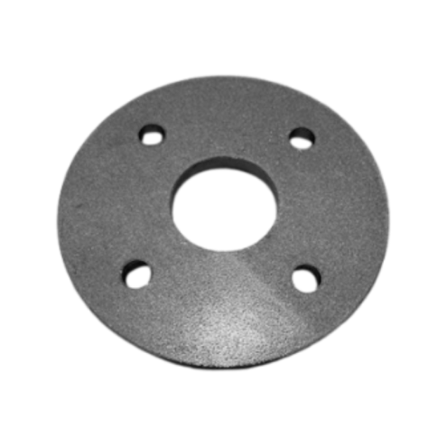 PLATINE RONDE À SOUDER POUR POTEAU Ø30 ET 40mm – EP 8 MM