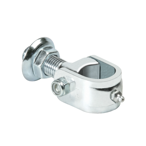 Gond à collier réglable à souder pour axe Ø30 à Ø40 mm