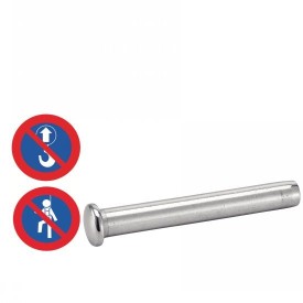 Terminaison taraudée tête cylindrique bombée inox A4 anticorrosion