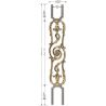 BALUSTRE LAITON ACIER INTÉRIEUR