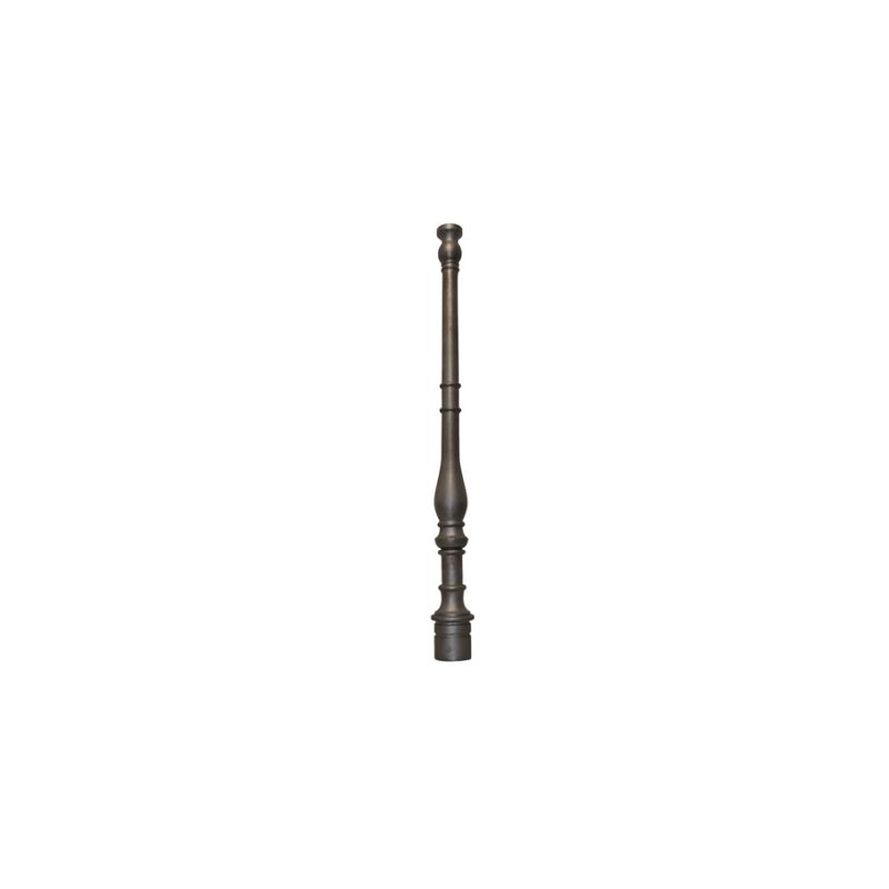 POTEAU DE DÉPART EN FONTE – HAUTEUR 950 MM – BASE Ø75 MM