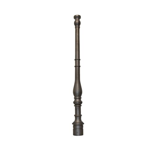 POTEAU DE DÉPART EN FONTE – HAUTEUR 950 MM – BASE Ø75 MM