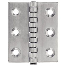 Charnière type F inox A2 – fixation pour milieu humide
