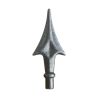 Fer de lance acier forgé 155x66 – Pour barreau rond