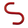 Crochet S d’arrimage en acier peint rouge pour fixation de charge