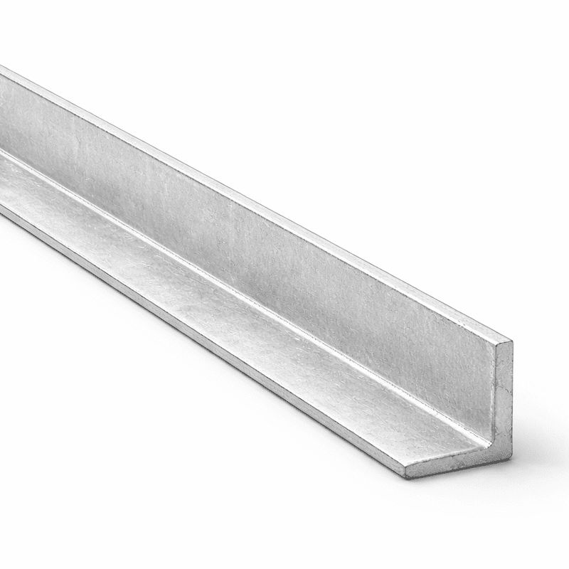 CORNIÈRE ALUMINIUM BRUT AILES ÉGALES – ANGLES VIFS – ALLIAGE 6060 T6