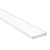 PLAT ALUMINIUM PRÉLAQUÉ BLANC MAT RAL 9010 – BARRE MÉPLAT