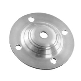 PLATINE DE FIXATION INOX 4 TROUS – POUR TUBE Ø42.4 MM OU Ø48.3 MM