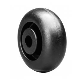 ROUE PLASTIQUE NOIRE Ø32 MM – ALÉSAGE Ø5 MM POUR AXE OU VIS